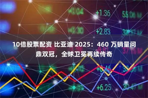 10倍股票配资 比亚迪 2025：460 万销量问鼎双冠，全球卫冕再续传奇